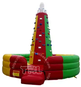 factory price high quality inflatable rock climbing outdoor obstacle games rock climbing wall mountain games inflatable for sale