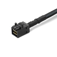 Kabel Mini SAS HD SFF-8643 ke SFF-8087 12Gbps 36Pin ke 36Pin untuk Kabel Data SAS untuk Server 0.5M
