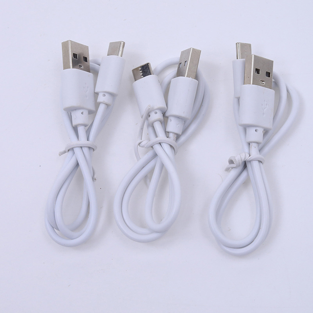 30cm Short Length 2A Usb Power Charger Cable 0.3m Type c Charging Usb Cable
