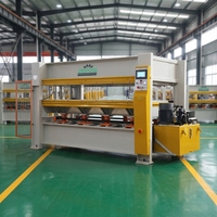 Presse à chaud hydraulique pour le travail du bois, machine de laminage de placages, de contreplaqué, de MDF, de panneaux de porte en bois, machine de pressage à chaud