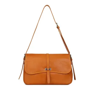 Sac fourre-tout en cuir véritable Redwingy, sac bandoulière pour femme, sac fourre-tout polyvalent à porter sur l'épaule ou en bandoulière, sac de bureau - Product Image 1