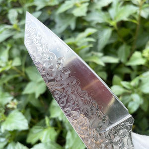 Cuchillo de Acero Damasco VG10 para Dropshipping en Shopify, Hoja en Bruto DIY de Espiga Completa 58HRC Pulido a Espejo para Proyectos de Forja, Herramienta EDC para Exteriores - Product Image 4