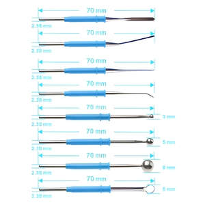 Juego de Instrumentos Quirúrgicos Eléctricos Reutilizables al por Mayor con Electrodo EUS, Cuchillo de Plástico y Metal, Certificado CE Clase I, 3 Años de Garantía para Hospitales - Product Image 1