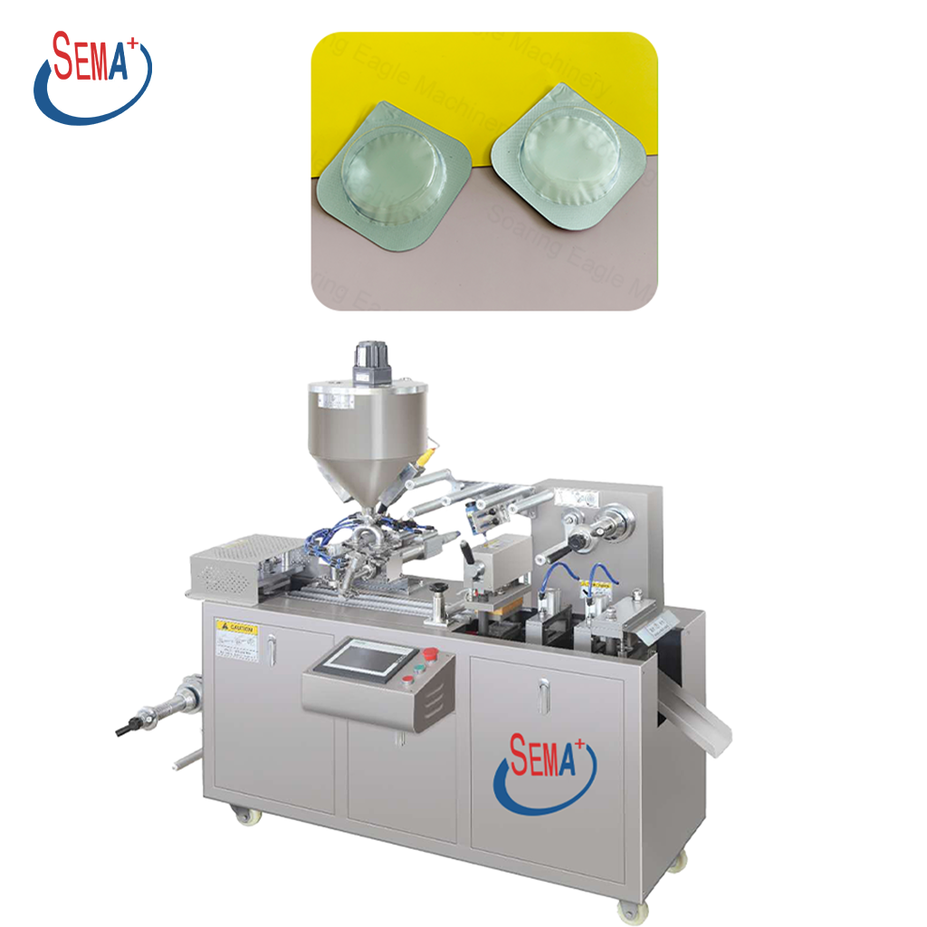 Автоматическая блистерная упаковочная машина для шоколада, меда, масла