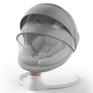 360° Rotation Hot Wholesale Factory in Stock 5 in 1 Baby Rocking Chair Baby Swings Infant Portable Folding Baby Rocking <b>Bed</b> - Product Image 6