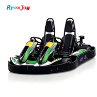 ApexJoy RACE PRO Duo - Kart à pédales 2 places 200cc Parent-Enfant 60km/h Embrayage humide Triple sécurité FEC Divertissement familial CE