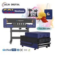 FEDAR Vente en gros promotionnelle Imprimante DTF rouleau à rouleau 60 cm de largeur à double tête I3200 pour chaussures