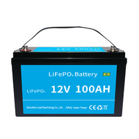 Batterie au lithium-ion 12 V 100ah 200ah 300ah Lifepo4 à cycle profond pour batteries marines et à cycle profond Systèmes solaires Batteries 12 Vol