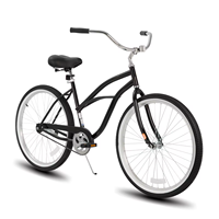 Vélo de plage à une vitesse pour adultes, 24/26 pouces, sur mesure, fourni par l'usine