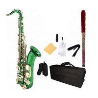 SEASOUND OEM High Quality Tenor Saxophone JYTS103DGRL Green Body Lacquer with BB Tone and Premium Keys