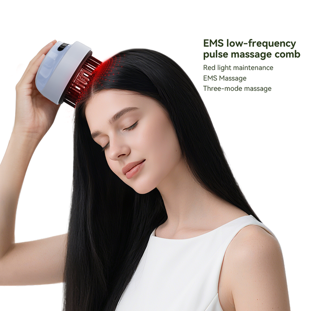 Baichang Rechargeable Smart Electric Head Massager Portable Multifunctional Scalp Massager for Hair Growth & Hair Care Device