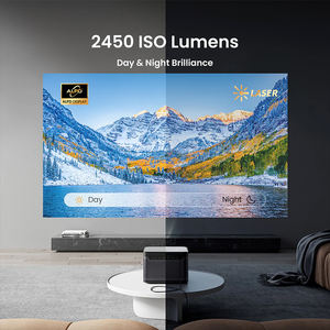 Versión global. Dangbei Mars Pro 2 DBOX2 con Gimbal Laser 4K Proyector DLP Video 3D Beamer Google TV MEMC Cinema para cine en casa - Product Image 3