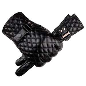 Bruselas deportes a prueba de viento impermeable bicicleta cuero Slip Plus terciopelo engrosamiento guantes OEM guantes de seguridad - Product Image 6