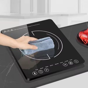 Table de cuisson à <span class=keywords><strong>induction</strong></span> 220V, brûleur à <span class=keywords><strong>induction</strong></span> portable 2000W brûleur de comptoir à écran tactile de cuisine à domicile, cuisinière à <span class=keywords><strong>induction</strong></span> - Product Image 4
