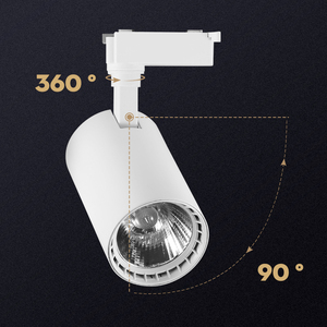 Mini Faretto LED da 12W ad Alta Luminosità per Sistema a Binario Magnetico, Testa da Soffitto con Corpo in Alluminio, Apparecchi di Illuminazione a Binario, Faretto LED a Binario - Product Image 5