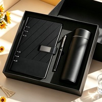Cadeaux d'affaires promotionnels, coffret cadeau d'entreprise de luxe avec logo personnalisé, carnet, stylo, flacon, pour cadres, en vrac