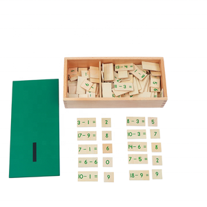 Jouets éducatifs en bois Montessori pour enfants, boîte de division, boîte d'arithmétique mentale, boîte de somme - Product Image 5