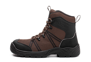 Unisex Factory Construction Work Boots Leather Steel Toe Anti Slip Puncture Proof <strong>Safety</strong> Shoes - Product Image 6