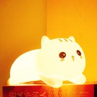 Lampe à changement de couleur personnalisée, adorable animal, rechargeable, portable, petite lampe LED pour chambre d'enfant, chevet de bébé, chambre à coucher