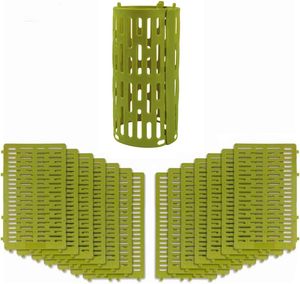 15 pièces de protection de <span class=keywords><strong>tronc</strong></span> d'<span class=keywords><strong>arbre</strong></span> de jardin en PE extensible flexible résistant aux UV à verrouillage facile pour la protection de la faune du jardin - Product Image 1
