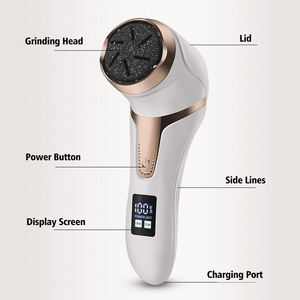 Éliminateur électrique de callosités de pieds LCD USB Rechargeable épurateur de pieds peau morte dure <span class=keywords><strong>Machine</strong></span> professionnelle de suppression de callosités sous vide - Product Image 4