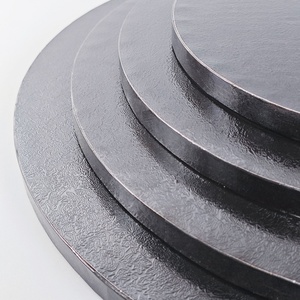 Usine SunShine Vente en gros Présentoirs à dessert carrés ronds en papier doré pour cupcakes Plateau de base Assiettes à gâteaux en mousse - Product Image 6