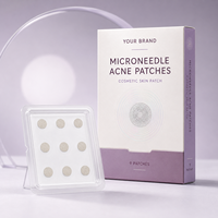 Meilleure Vente : Patch Hydrocolloïde Dissolvant pour l'Acné à Micro-Aiguilles, Emballage Personnalisé, Patch Cicatrisant à Micro-Aiguilles pour l'Acné en Phase Précoce