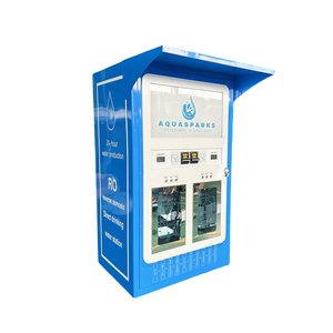 Máquina Expendedora de Agua Autoservicio de Doble Puerta, 800 GPD, con Desinfección UV, Monedas, Tarjeta y Efectivo - Product Image 4