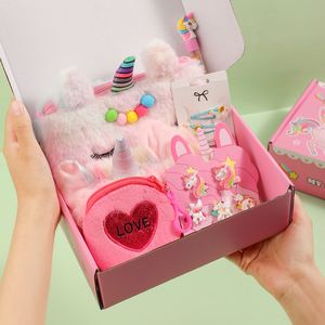 Caja de Regalo de la Serie Unicornio para Niños, Set de Papelería para Regalo de Cumpleaños, Caja de Regalo para Estudiantes - Product Image 1