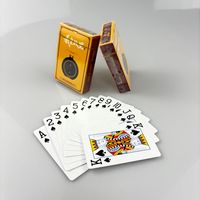 Cartes à jouer de poker personnalisées Keji, 320 g/m², écologiques, durables, coins arrondis, vernies, en boîte à rabat, pour cadeaux promotionnels en papier