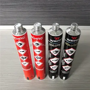 Factory Supply Silicone Adhesive Glue Sealant Small Aluminium Tube 3g 5g 10g 12g 15g Soft Aluminium Tubes For Tyre Cement