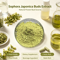 Poudre d'extrait de bourgeons de fleurs de Pagodatree naturelle de qualité alimentaire, approvisionnement en gros pour usine, matière première cosmétique et nutritionnelle