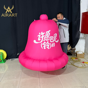Ballon gonflable en forme de cloche porte-bonheur pour la décoration des centres commerciaux, des places publiques et des festivals - Product Image 2
