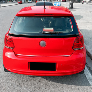 Volkswagen Rear Spoiler Piano <b>Black</b> Carbon Fiber Texture ABS <b>Trunk</b> Wing 3m Tape Installation - Product Image 2