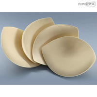 Prêt à Expédier Blanc Noir Couleur Nude Bikini Pad Push up Rembourré Insert Ovale Soutien-Gorge Bonnet pour Petits Seins