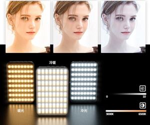 Lumière de remplissage LED rechargeable magnétique XJ77, lumière selfie à clip, lumière vidéo LED portable - Product Image 2