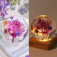 Moules en silicone pour résine, sphères 3D sans couture, grands moules ronds pour boules en résine époxy, pour la préservation des fleurs, le savon et les bougies