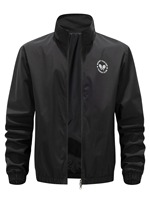 Veste de club de tennis pour homme, entièrement zippée, col rabattable, décontractée pour le vendredi, plusieurs couleurs, imperméable, respirante, en toile