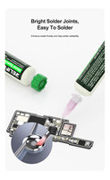RELIFE F-22A Pâte à souder multifonctionnelle en métal avec applicateur pour réparation d'ordinateurs et de cartes mères, outil de soudure PCB