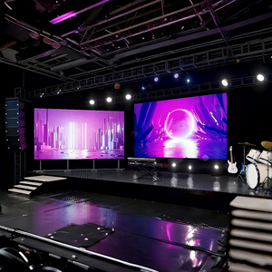 Système de mur vidéo LED clé en main EG P1.9 P2.6 P3.9 Never Black, écran flexible incurvé pour location intérieure, panneau d'affichage de scène - Product Image 4