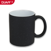 QUAFF 11oz Sublimation Mug Tasse en céramique vierge logo Imprimé Tasses à café Blanc Sublimation Revêtement Tasses-Changement de couleur