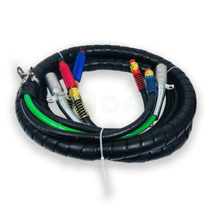 Conjunto de Manguera y Cable de Freno de Color Negro 145112, Conjunto de Aire/Eléctrico 3 en 1 de 12' para Remolque/Automóvil y Más - Product Image 1