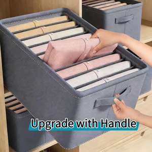 Caja de Almacenamiento Plegable de Gran Capacidad para Ropa Interior, Organizador de Cajones, Contenedores de Tela, Cestas para el Dormitorio - Product Image 4