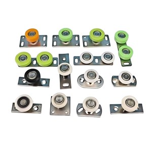 Kit de roulettes de guidage inférieures pour <span class=keywords><strong>porte</strong></span> <span class=keywords><strong>coulissante</strong></span>, <span class=keywords><strong>guide</strong></span> de <span class=keywords><strong>porte</strong></span> à montage au sol avec roulement, kit anti-oscillation - Product Image 5