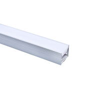 Profilé LED en aluminium sur mesure pour éclairage de plafond, extrusion de profilé LED en aluminium avec couvercle en PC