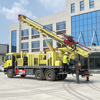 Foreuse de puits d'eau montée sur camion, portée maximale 1200 m, pour forage profond, hydraulique