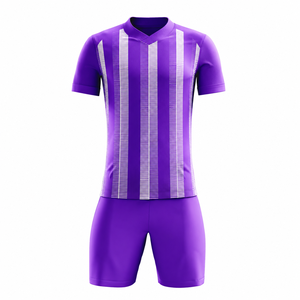 Uniforme de Fútbol Personalizable para Adultos Unisex, 100% Transpirable, Manga Corta con Impresión Digital, 100% Poliéster - Product Image 4