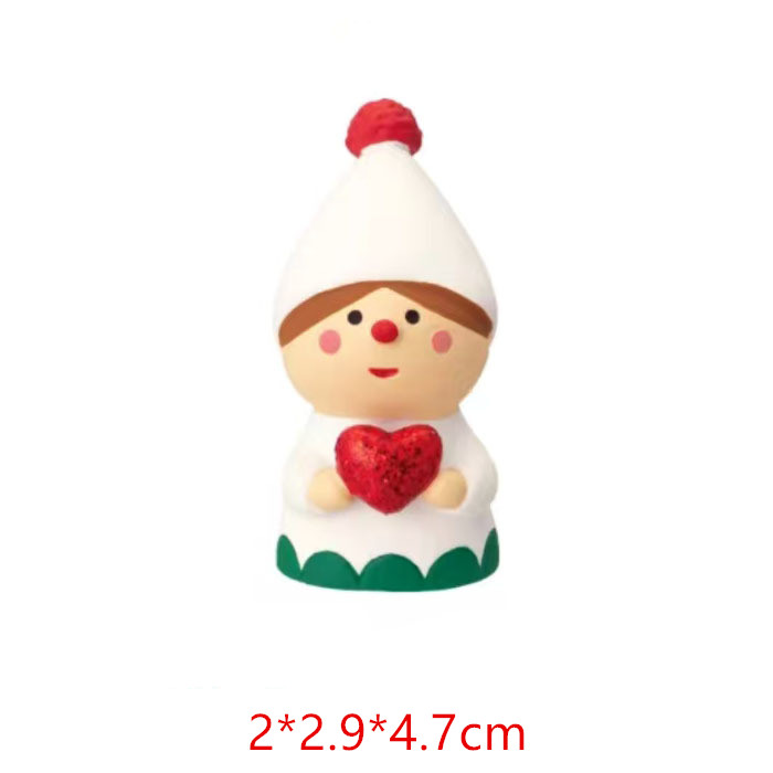 Pequeño elfo blanco navideño