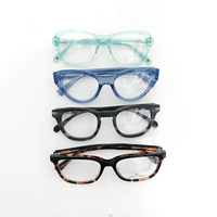 Grossiste Cadre de lunettes optiques classique en acétate épais, cadre optique en acétate fait à la main pour femmes et hommes, style mixte