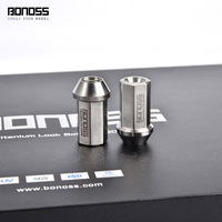 Écrous de roue antivol forgés ONOSS en titane de grade 10 à 7 cannelures, 20 pièces/ensemble M12x1.25/M12x1.5 pour Honda Lexus Mazda Dodge